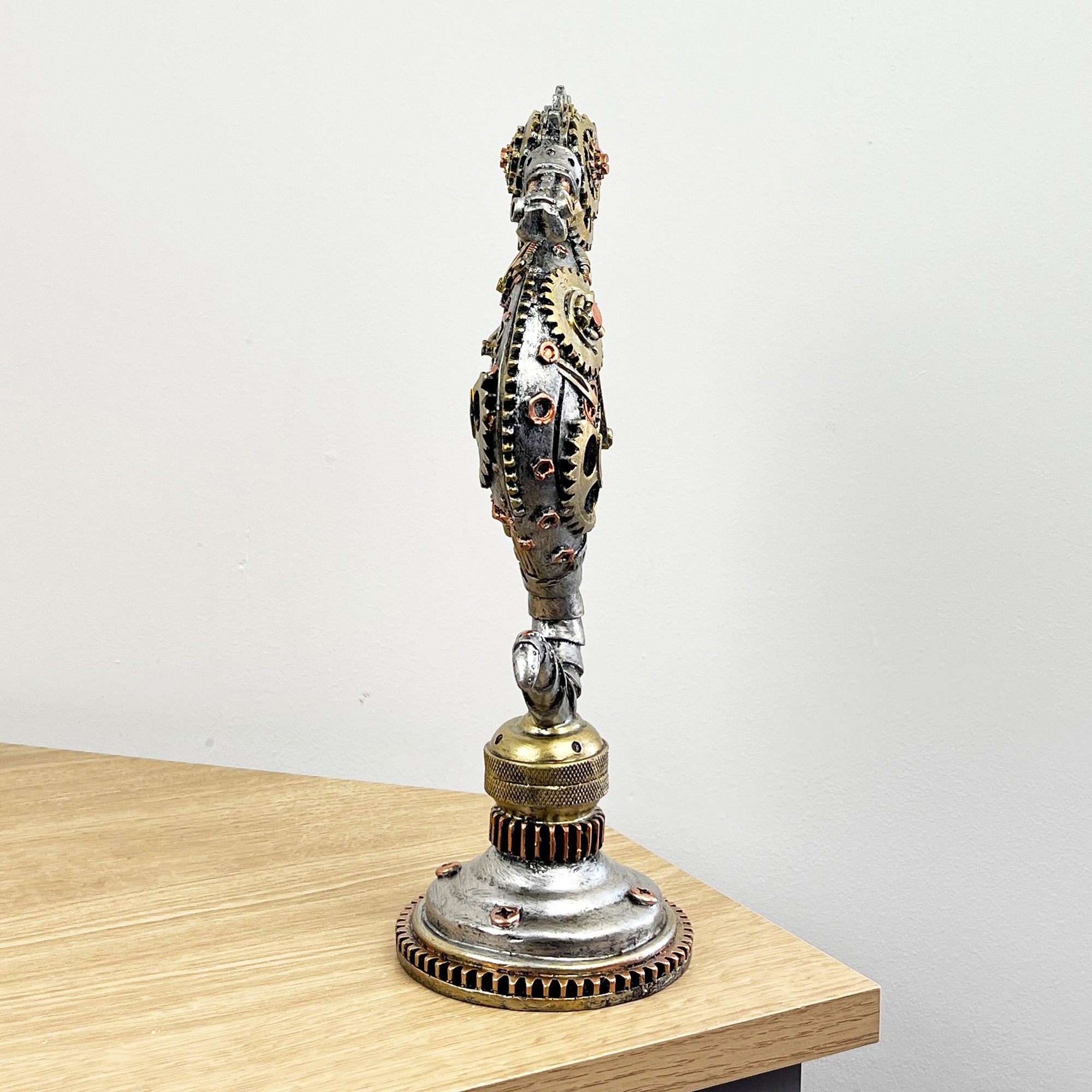 Steampunk Seahorse Ornament - Resin