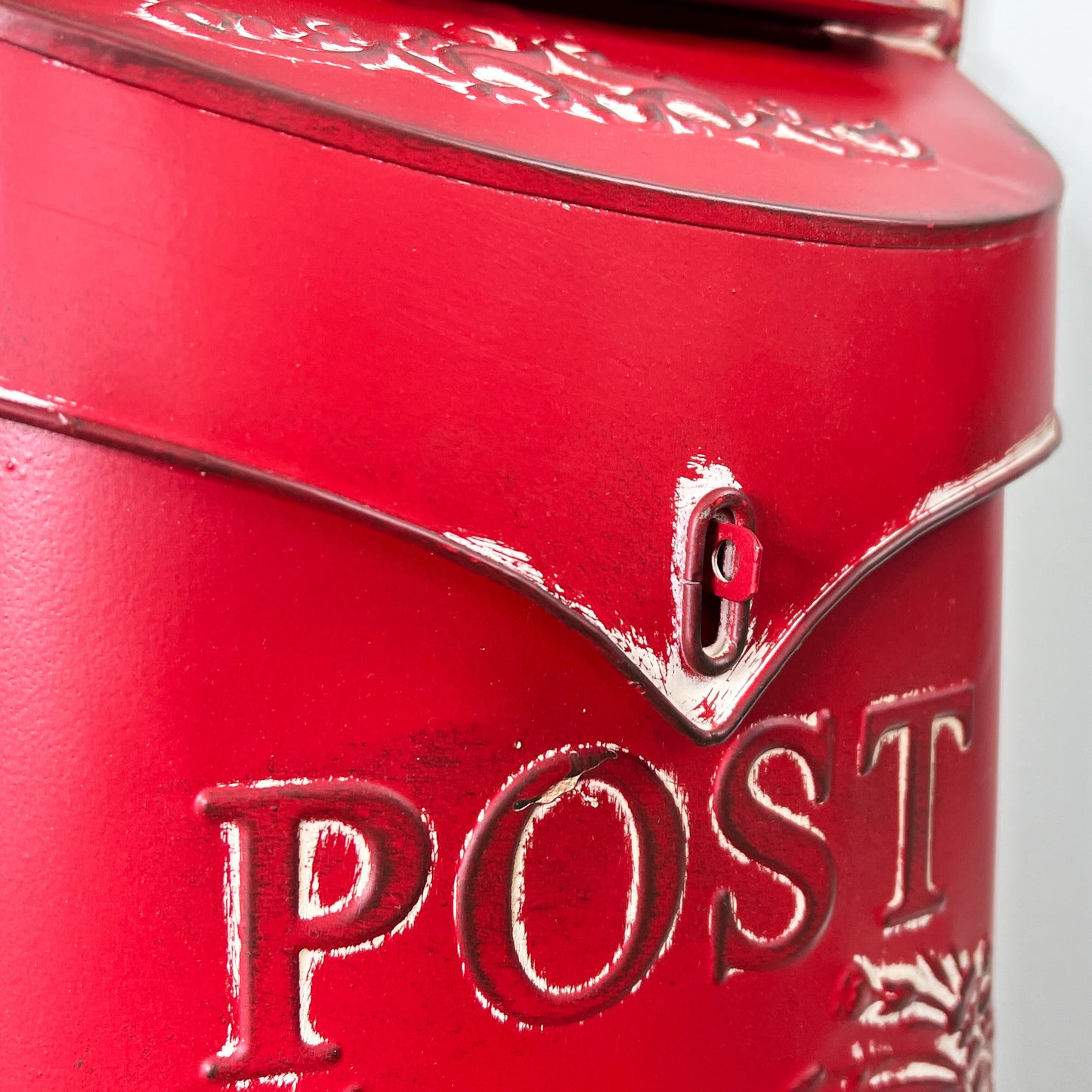 Rustic Swallow Wall Mounted Post Box - Red