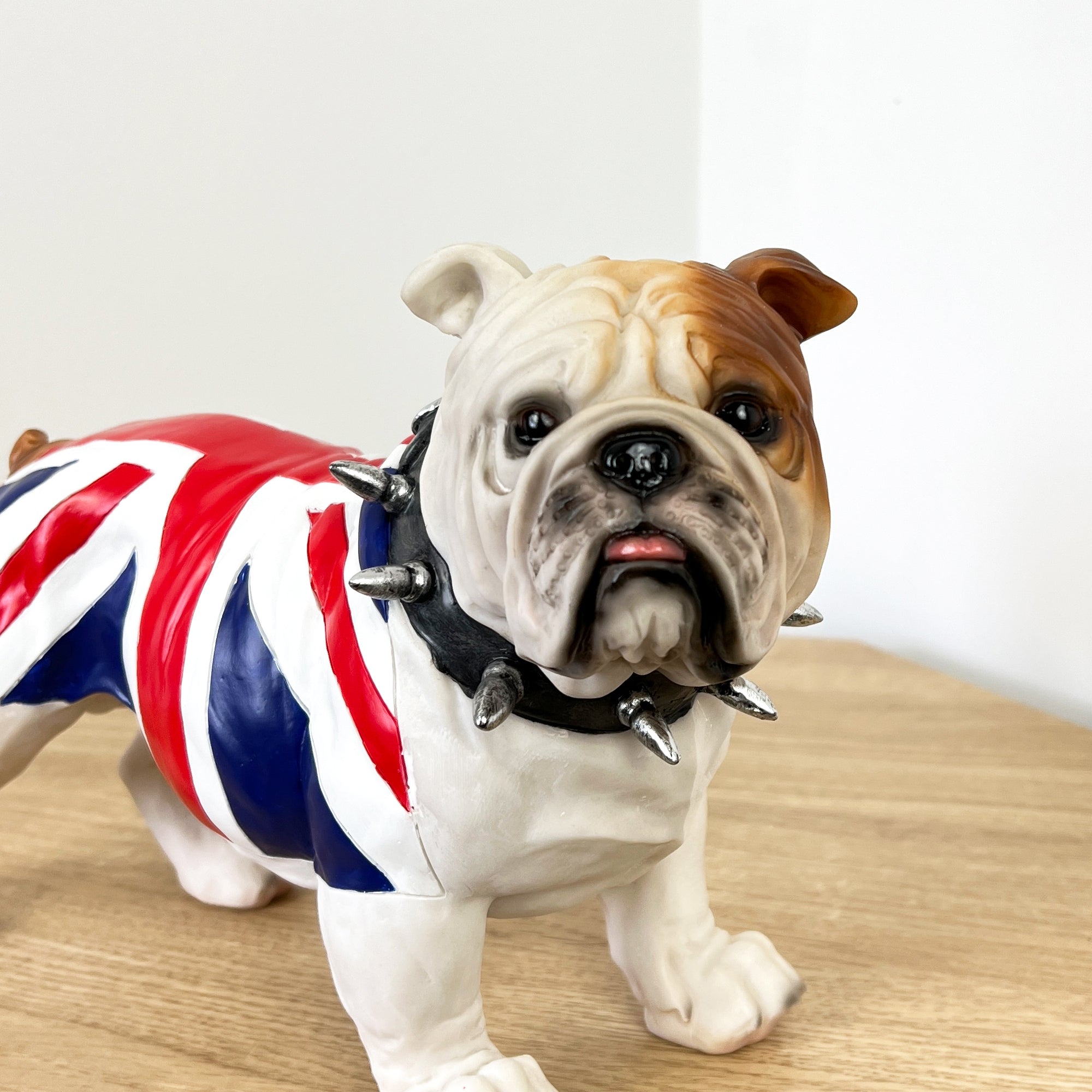 30cm Union Jack Standing British Bulldog Ornament