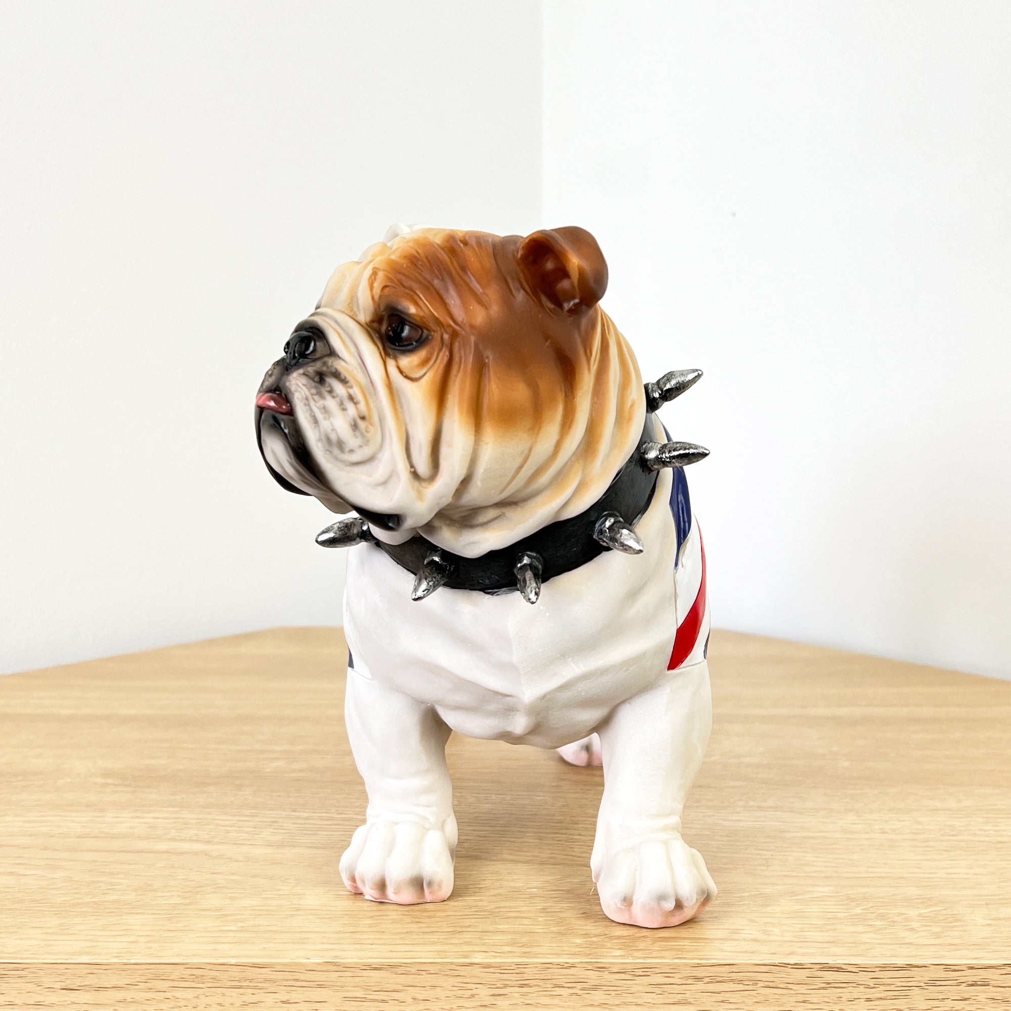 30cm Union Jack Standing British Bulldog Ornament