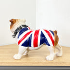30cm Union Jack Standing British Bulldog Ornament
