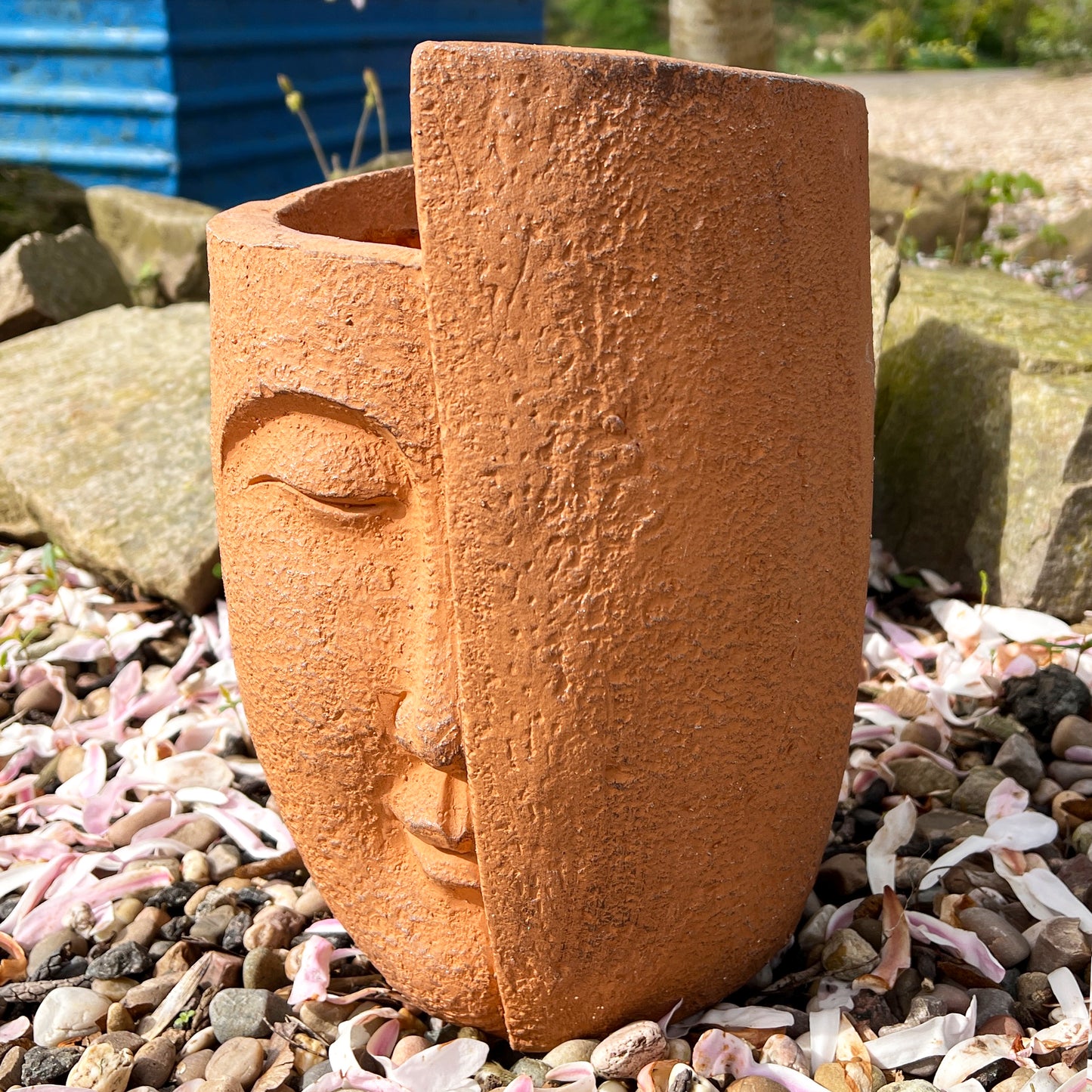 30cm Abstract Face Plant Pot