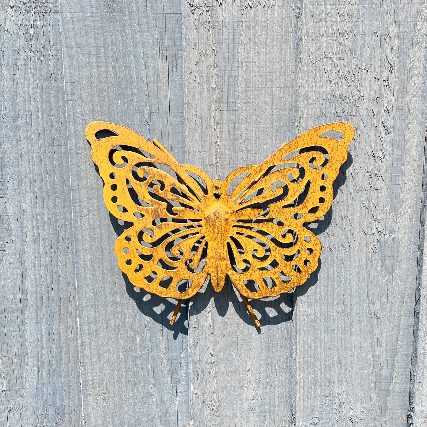 Rustic Butterfly Garden Wall Art – Metal