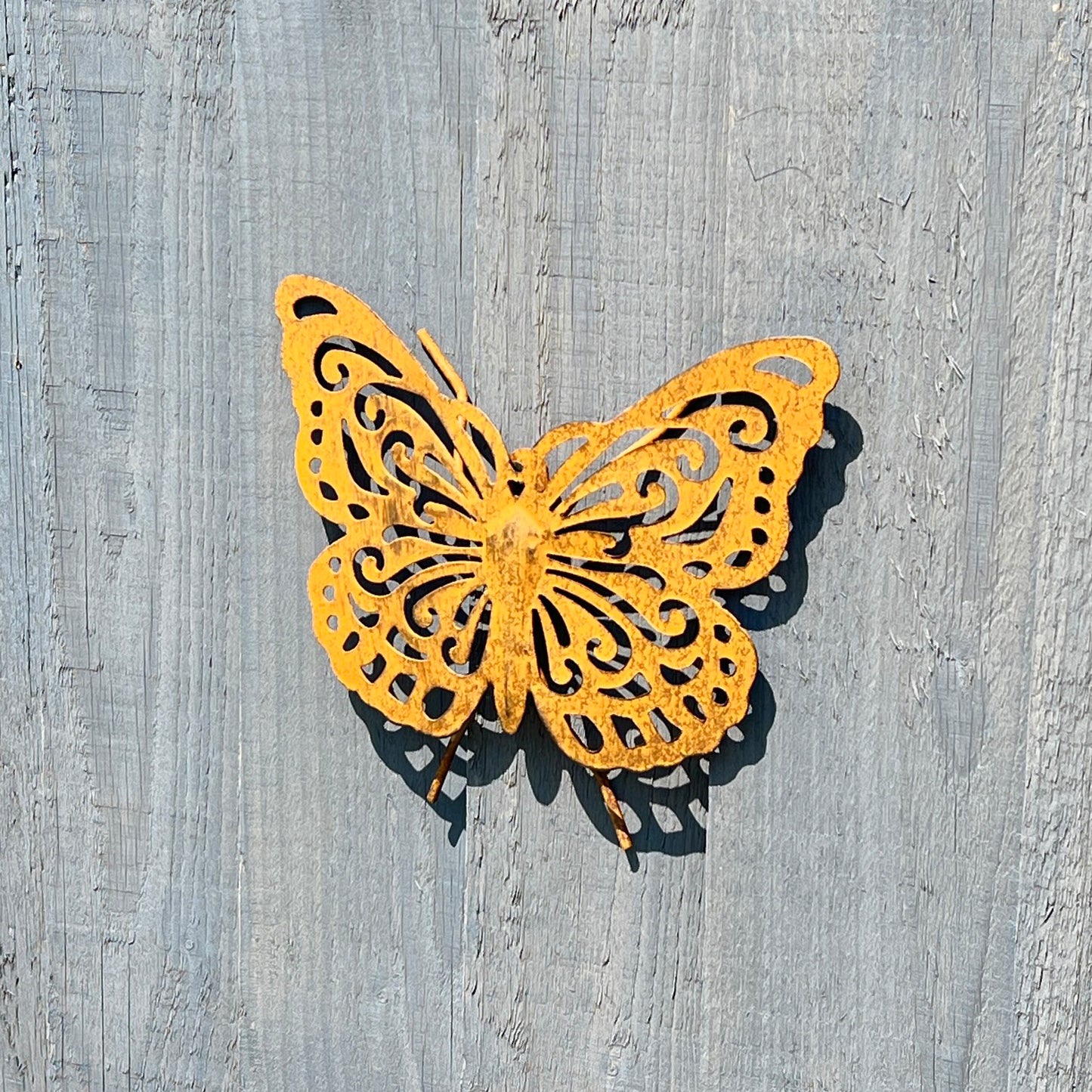 Rustic Butterfly Garden Wall Art – Metal