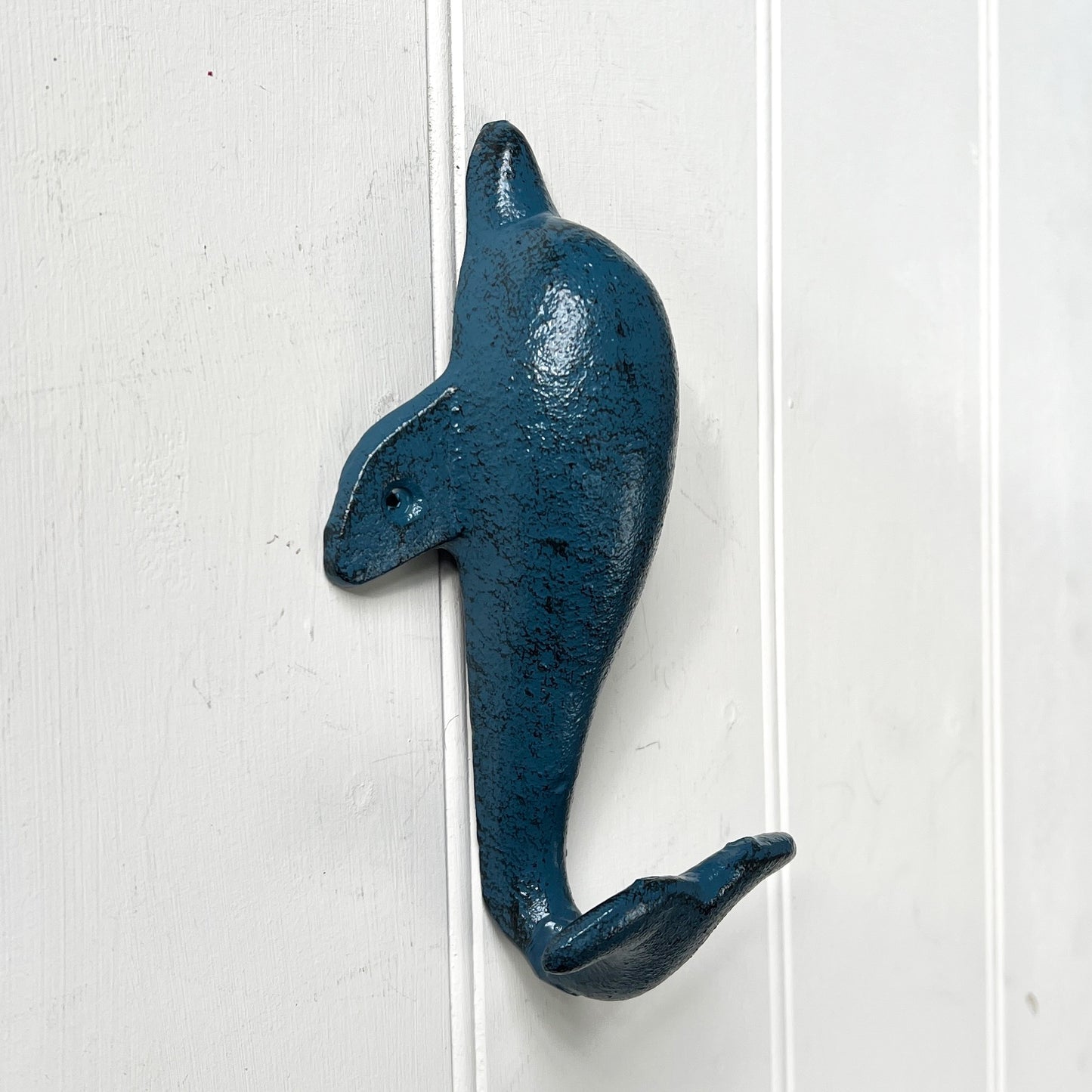 Rustic Dolphin Storage Hook – Cast Iron