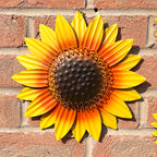 Set of 3 Sunflower Head Wall Decorations