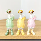 Set of 3 Standing Duck in Boots Ornaments