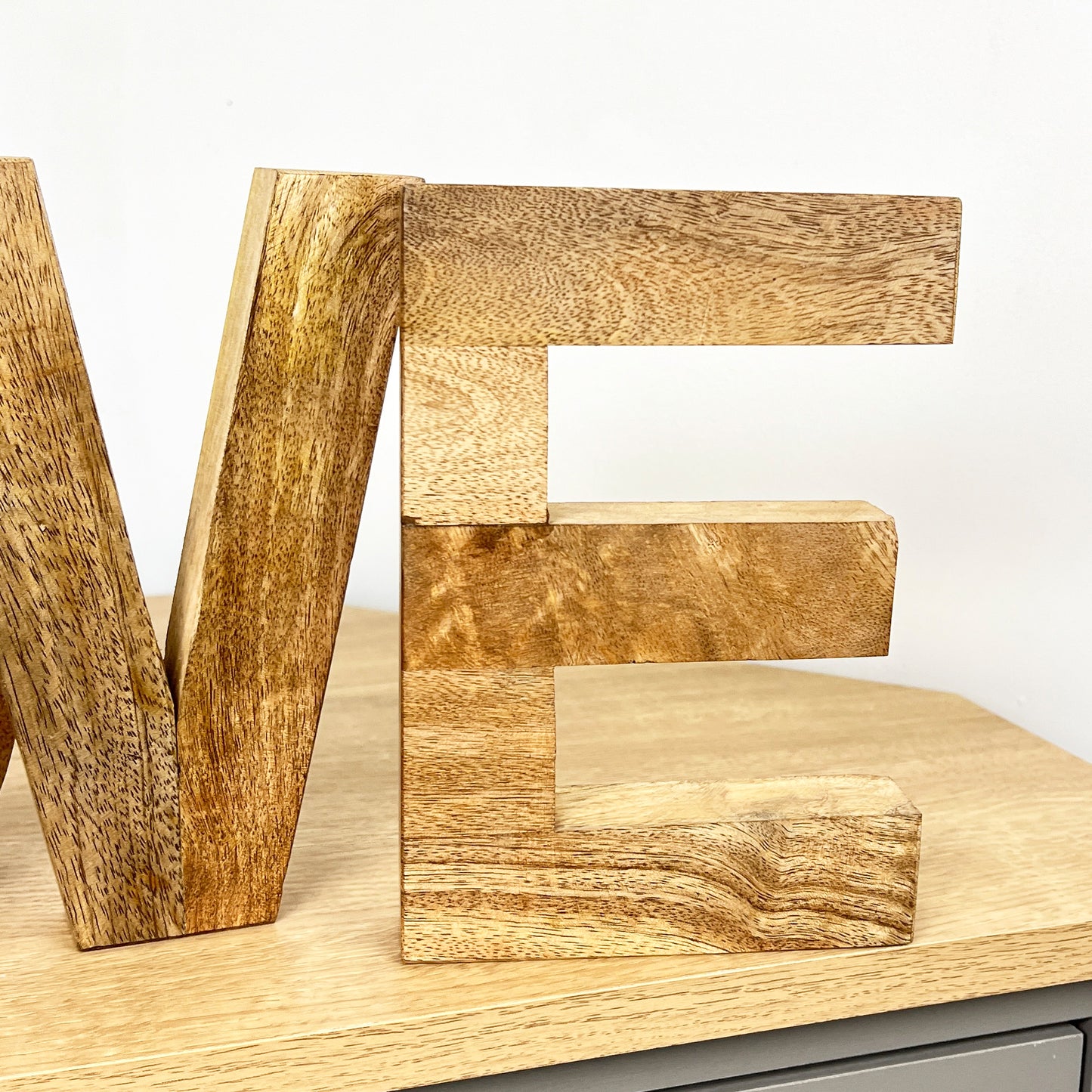 Mango Wood LOVE Free-standing Word Ornament