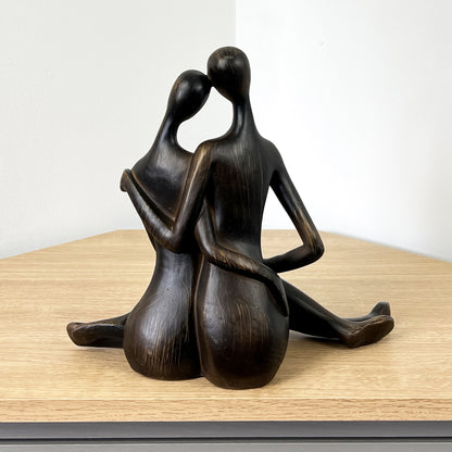 Large Abstract Romantic Couple Sculpture