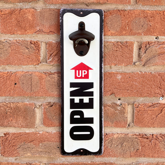 ‘Open Up’ Wall Mounted Bottle Opener