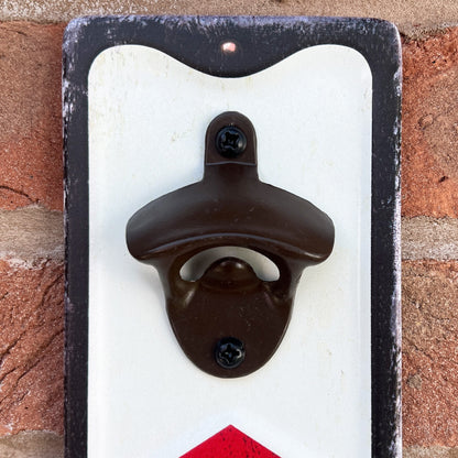 ‘Open Up’ Wall Mounted Bottle Opener