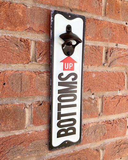 ‘Bottoms Up’ Wall Mounted Bottle Opener