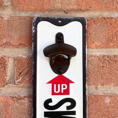 ‘Bottoms Up’ Wall Mounted Bottle Opener