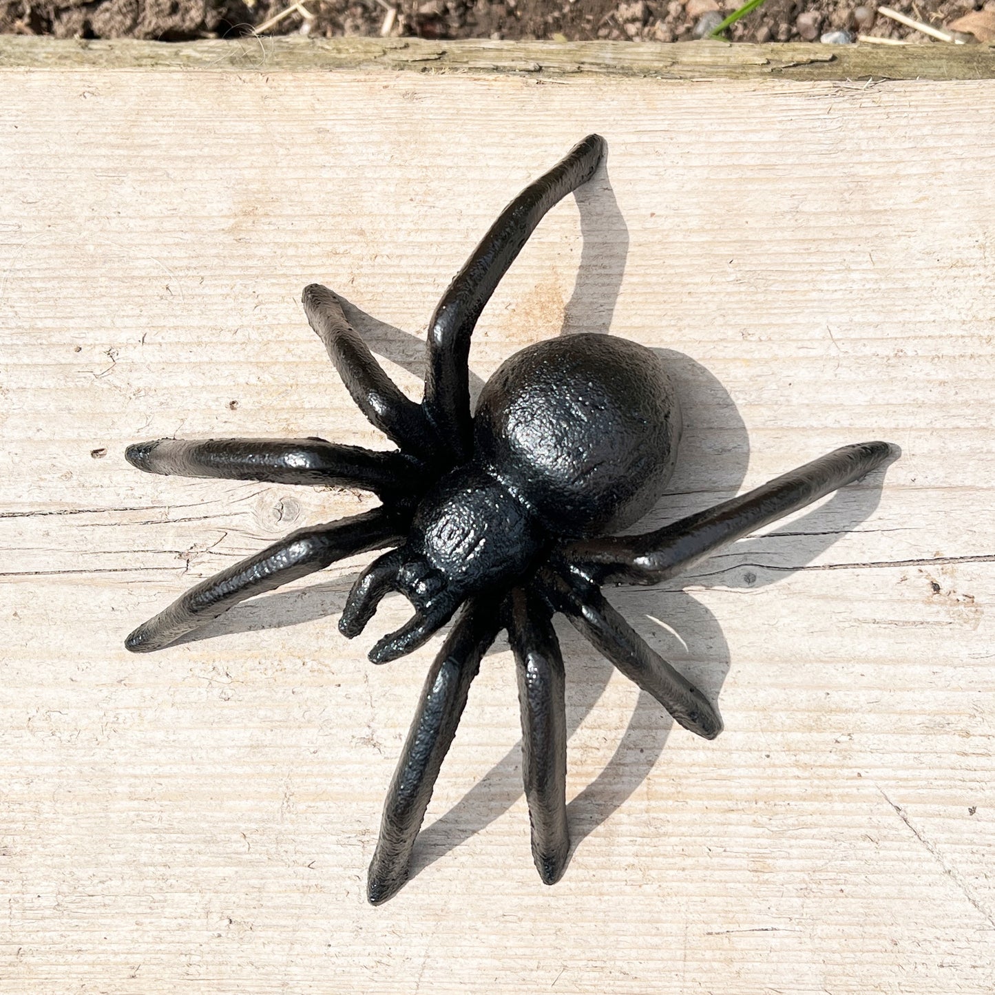 Cast Iron Spider Garden Ornament