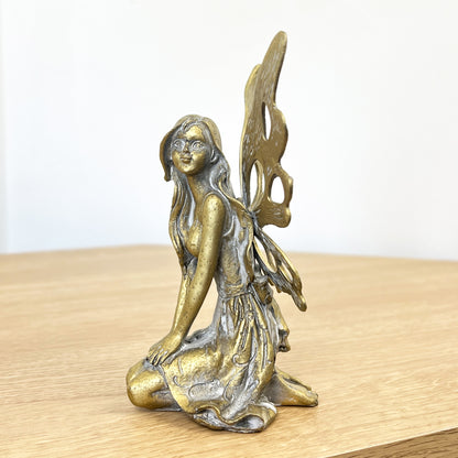 13cm Kneeling Fairy Ornament – Resin