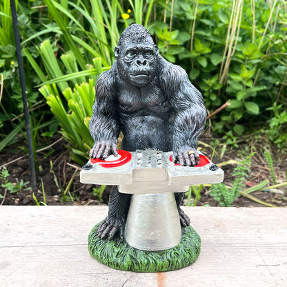 25cm DJ Gorilla Ornament - Resin