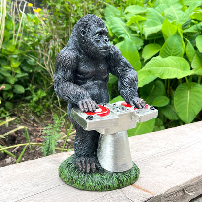 25cm DJ Gorilla Ornament - Resin