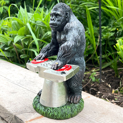 25cm DJ Gorilla Ornament - Resin