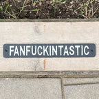 41.5cm Cast Iron 'Fanfuckintastic' Wall Sign / Plaque