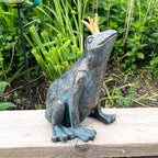 Prince Frog in Crown Ornament - Resin