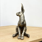 21.5cm Sitting Hare Ornament - Resin