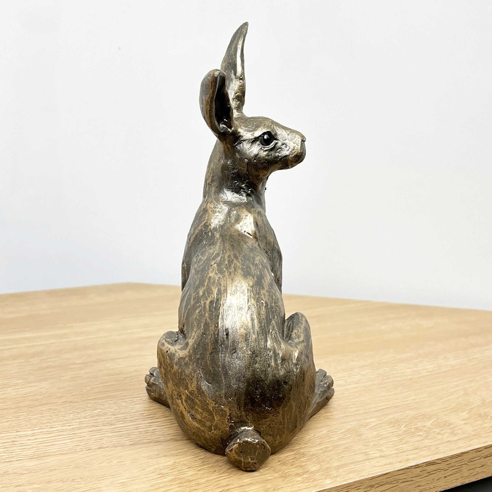21.5cm Sitting Hare Ornament - Resin