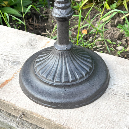 50cm Pedestal Bird Bath - Cast Iron