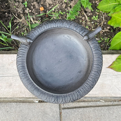 50cm Pedestal Bird Bath - Cast Iron