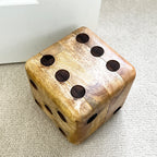 Wooden Dice Doorstop