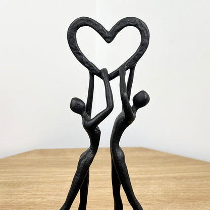 26.5cm Romantic Lovers Ornament - Metal