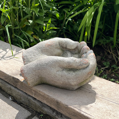 Pair of Hands Garden Sculpture