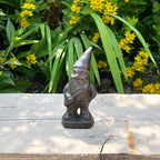 12cm Mini Gnome Garden Ornament - Cast Iron