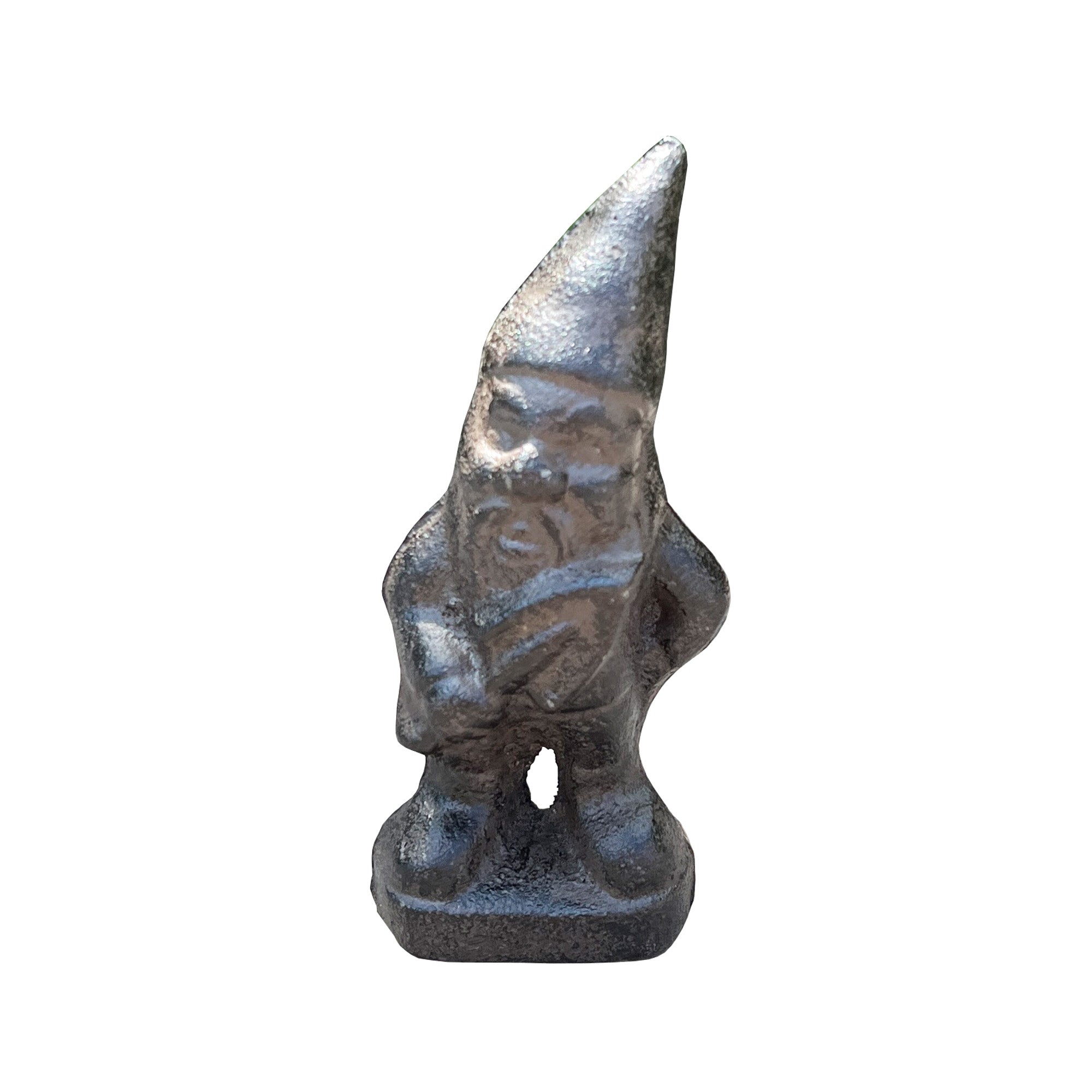 12cm Mini Gnome Garden Ornament - Cast Iron