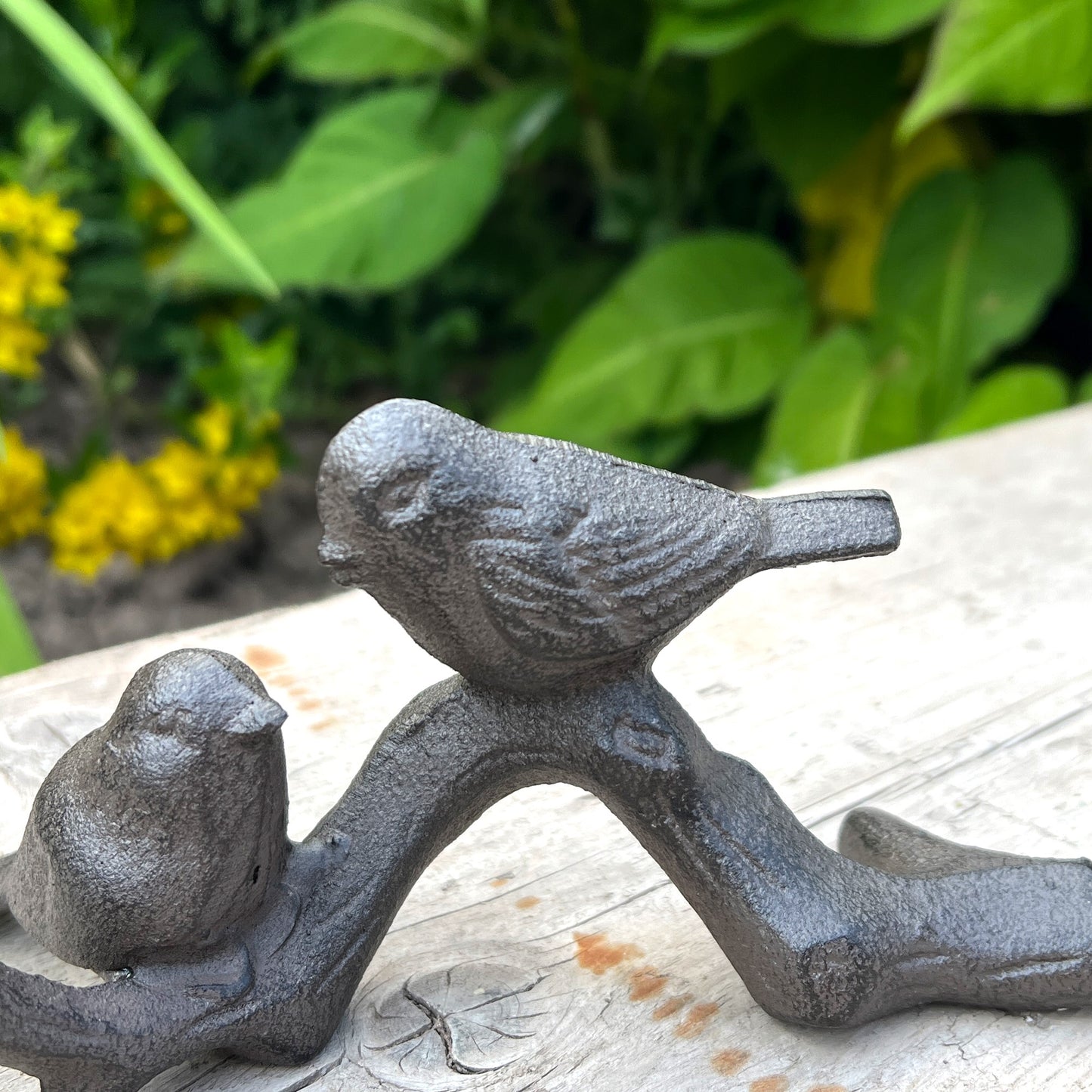 Birds on Branch Ornament - Cast Iron