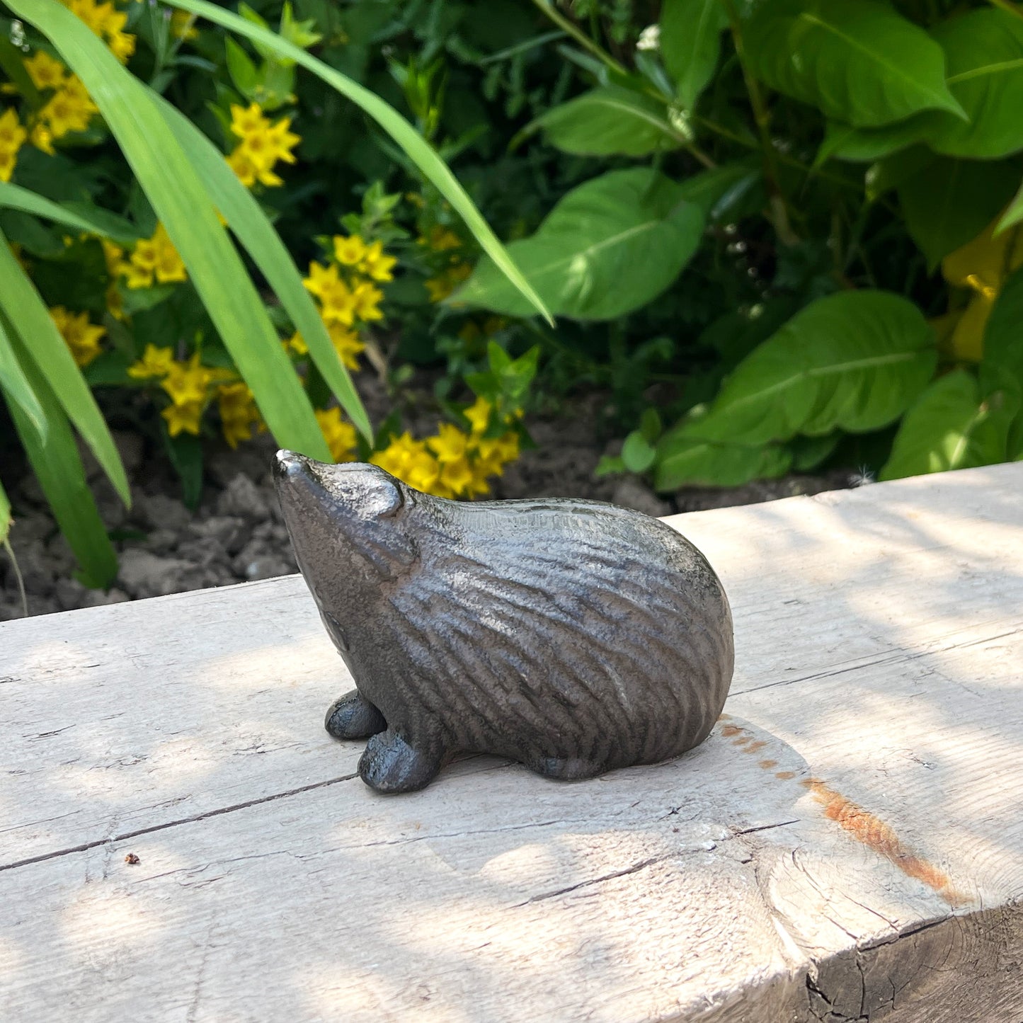 Hedgehog Garden Ornament - Cast Iron