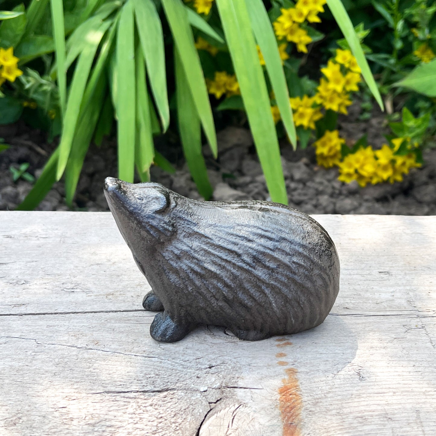 Hedgehog Garden Ornament - Cast Iron