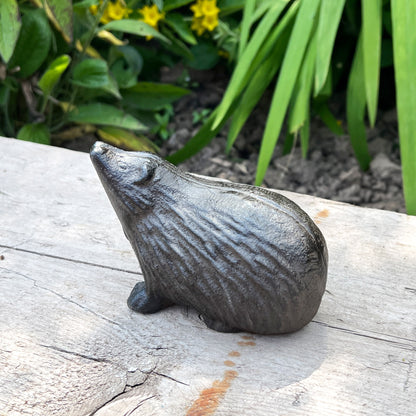 Hedgehog Garden Ornament - Cast Iron