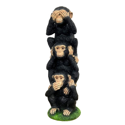 See Speak & Hear No Evil Tower of Monkeys Ornament