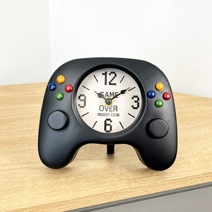 Games Console Controller Clock - Metal