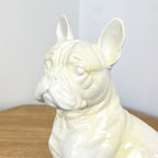 24cm White French Bulldog Ornament – Resin