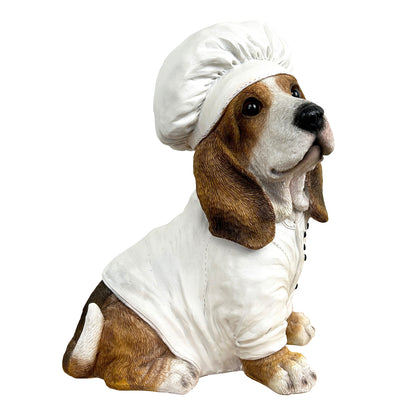 Basset Hound Dog Chef Ornament – Resin