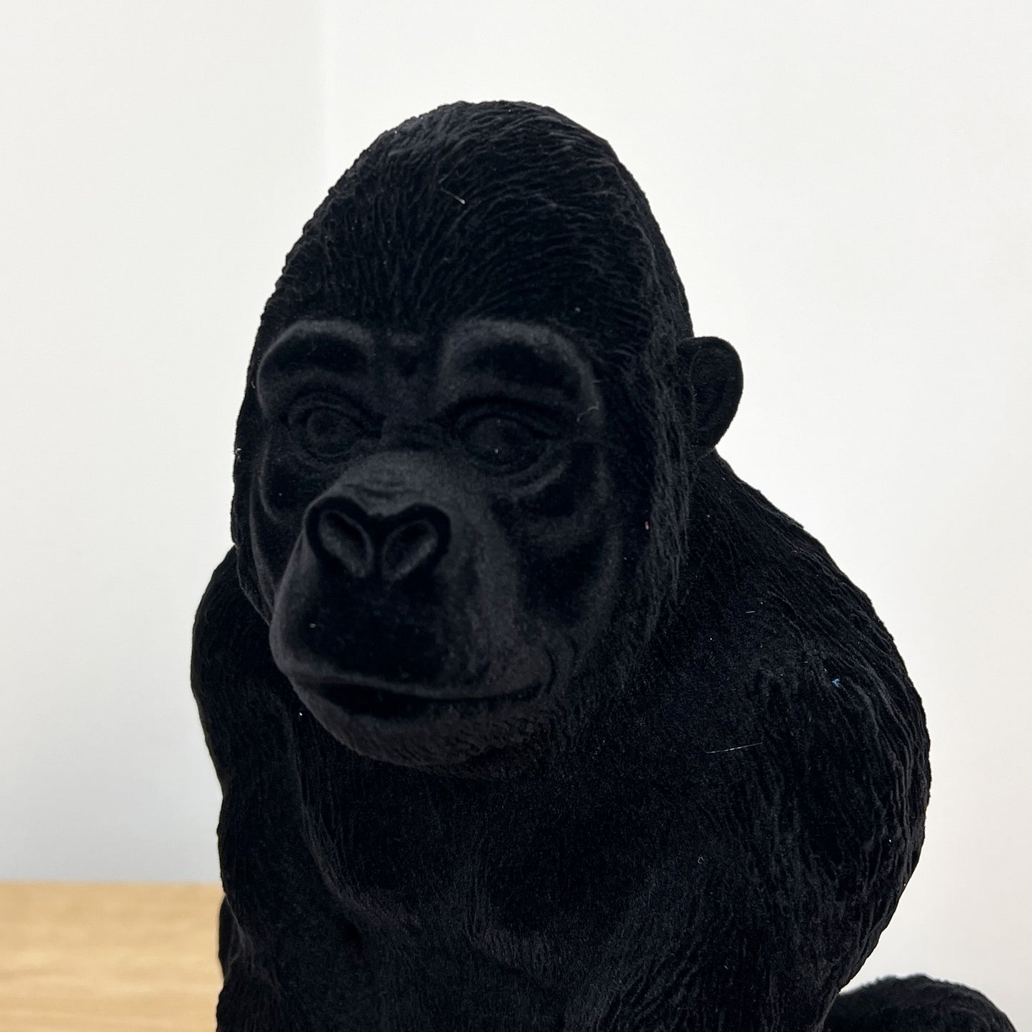 24.5cm Black Gorilla Ornament - Resin