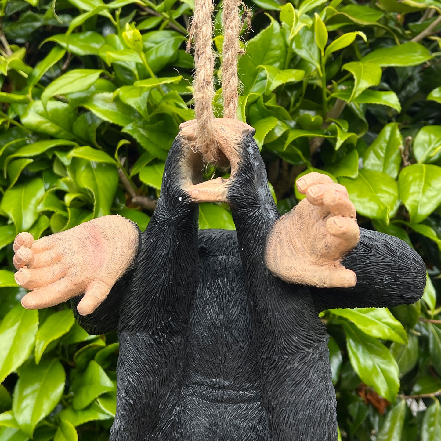 Upside Down Hanging Monkey Ornament - Resin