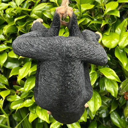 Upside Down Hanging Monkey Ornament - Resin