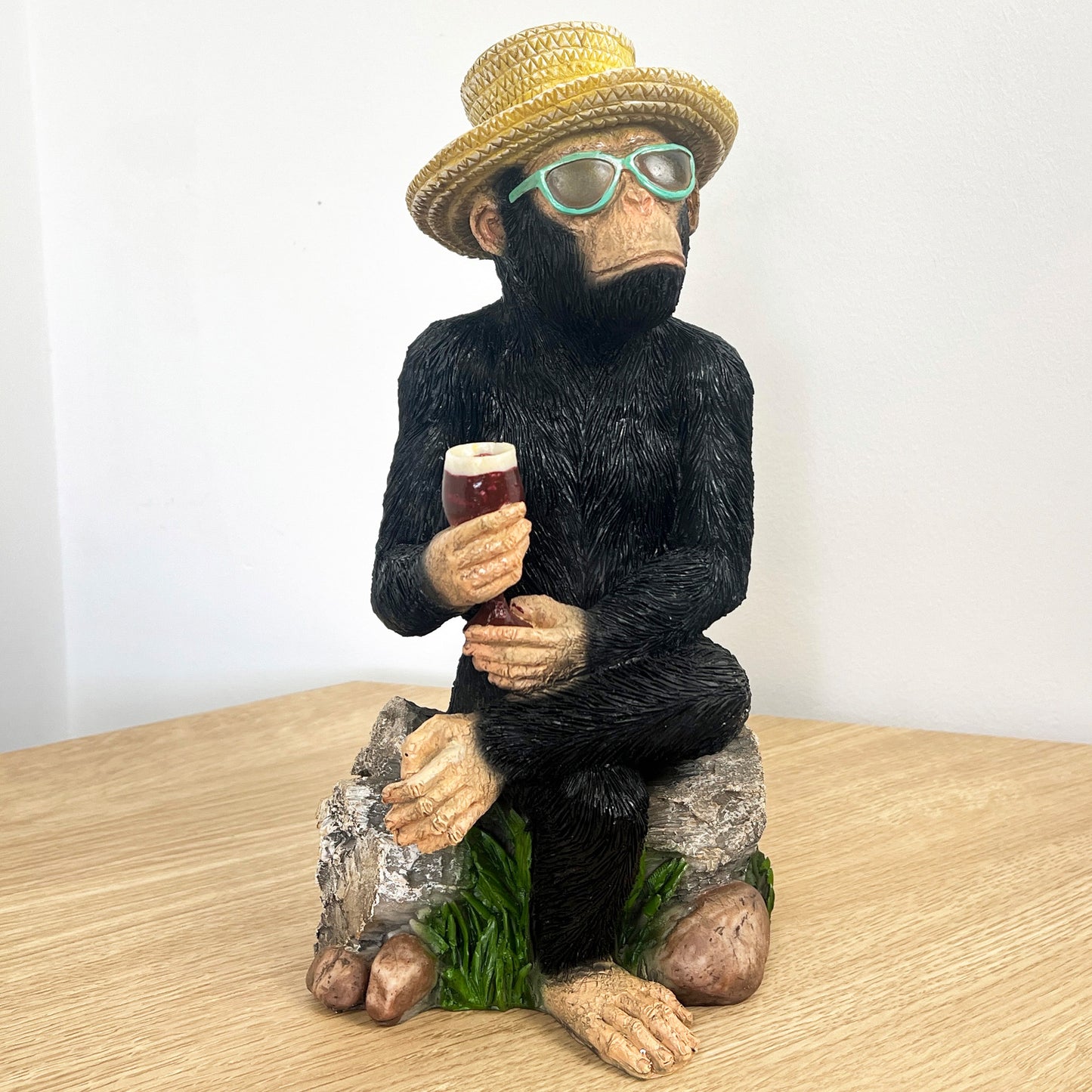 30cm Holiday Monkey Ornament - Resin