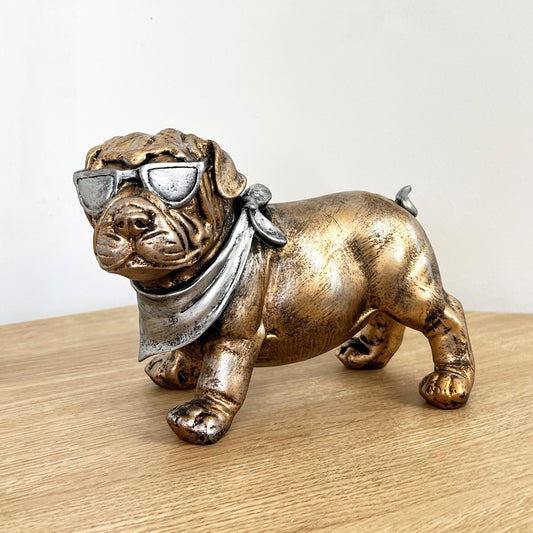 Cool Bulldog in Shades Ornament – Resin