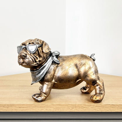 Cool Bulldog in Shades Ornament – Resin