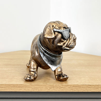 Cool Bulldog in Shades Ornament – Resin