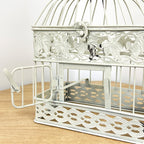 22cm x 28.5cm Decorative Bird Cage - Distressed