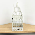 22cm x 28.5cm Decorative Bird Cage - Distressed